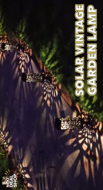 Solar Powered Waterproof Vintage Garden Light